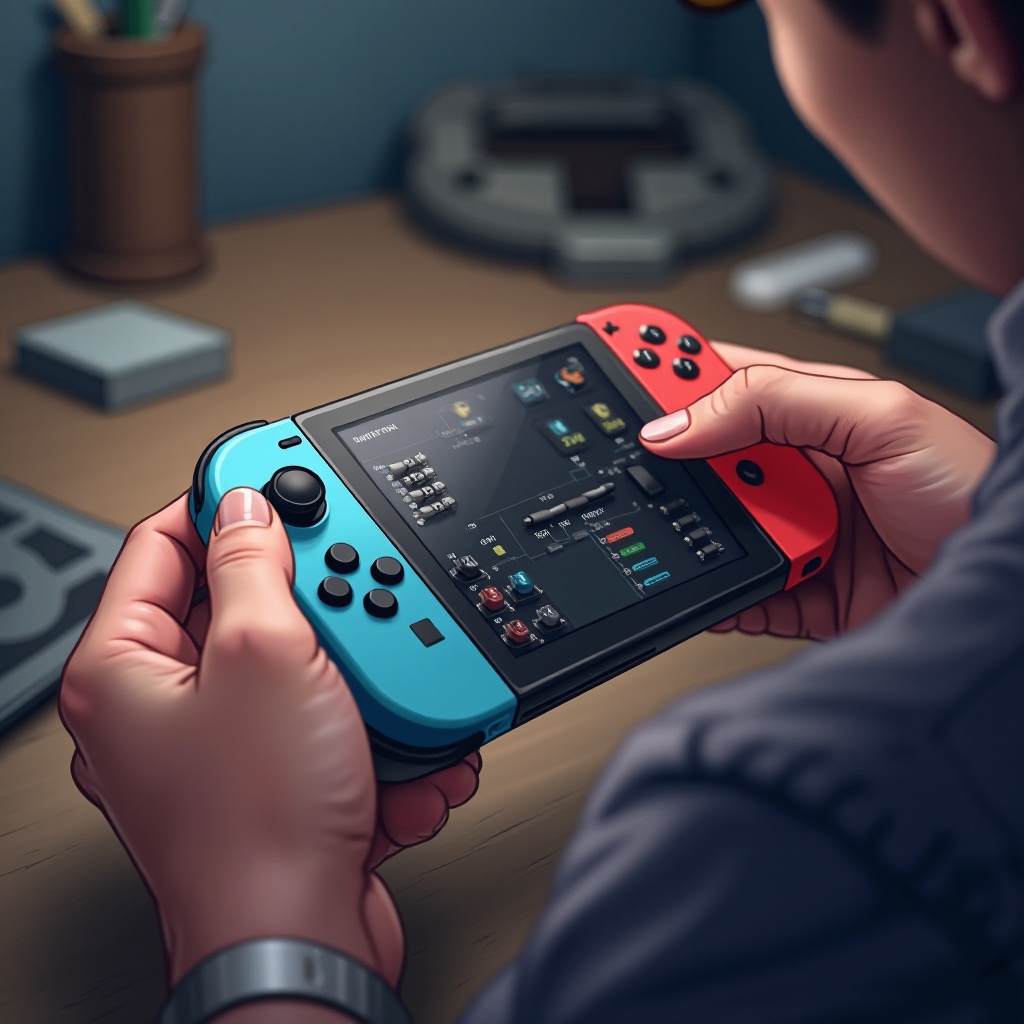 Nintendo Switch SL SR reparieren